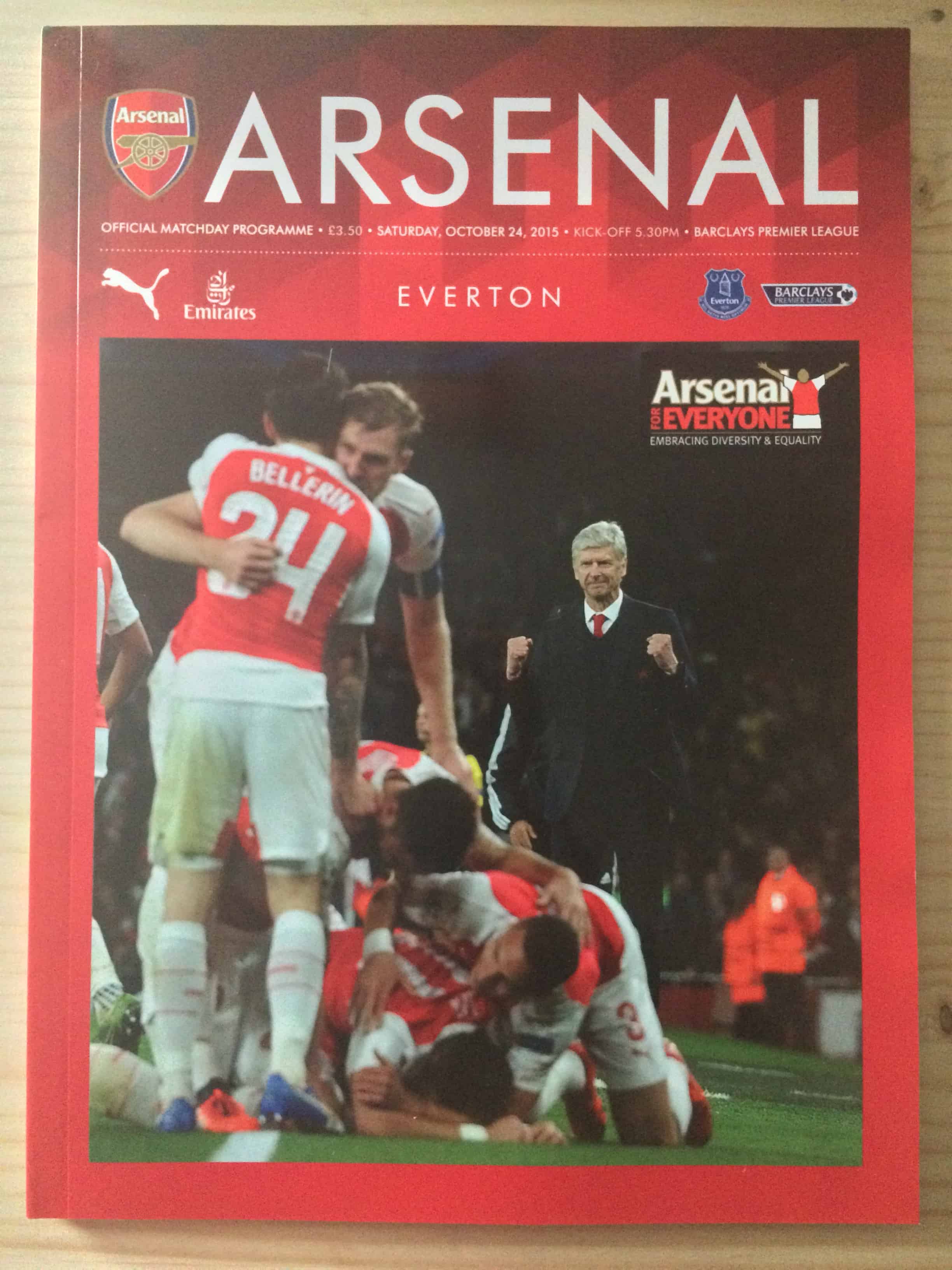 Arsenal FC v Everton FC